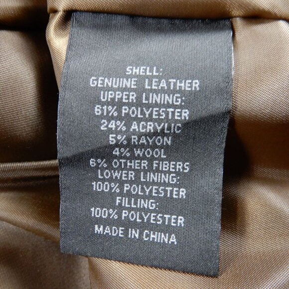 ROUNDTREE & YORKE Men’s Suede Leather Stand Collar VEST Size 4XT Brown NEW $350 - Picture 8 of 8